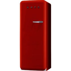 Smeg FAB28YR1 60cm 'Retro Style' Fridge and Ice Box in Red with Left Hand Hinge